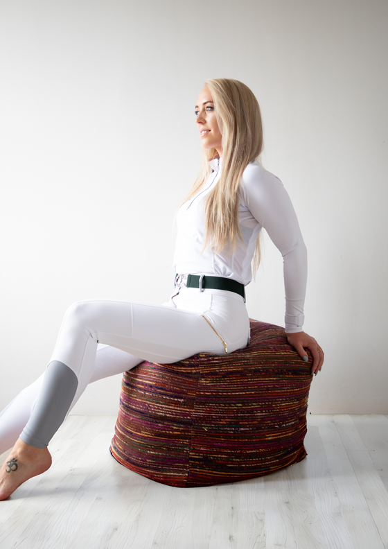 Kinetix Hybrid Breeches Show White