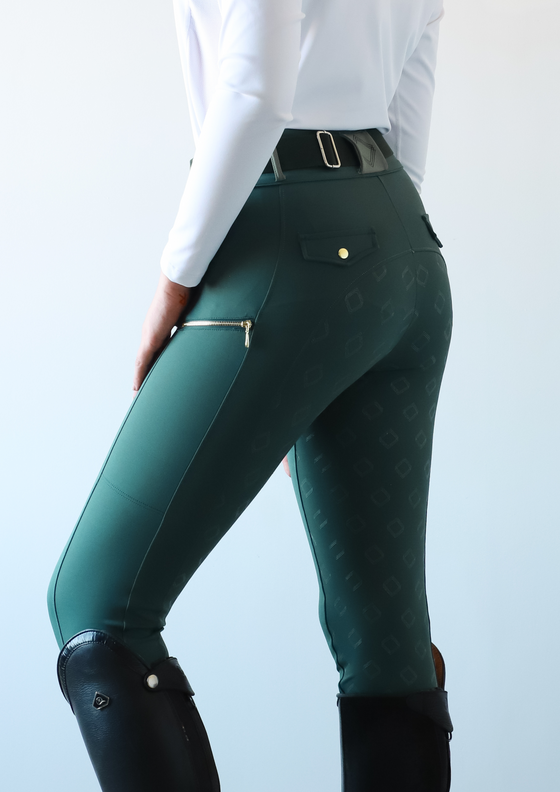 Kinetix Hybrid Breeches Emerald
