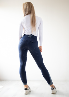  Kinetix Hybrid Breeches True Navy