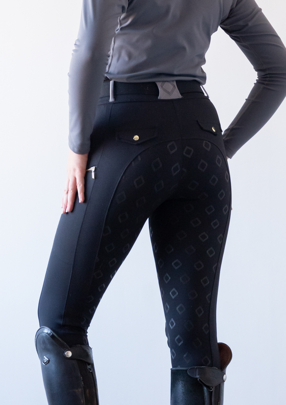 Kinetix Hybrid Breeches Midnight Black