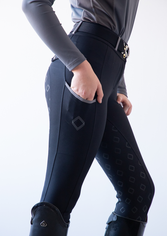 Kinetix Hybrid Breeches Midnight Black